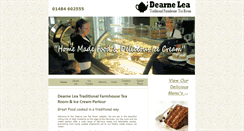 Desktop Screenshot of dearneleatearoom.co.uk